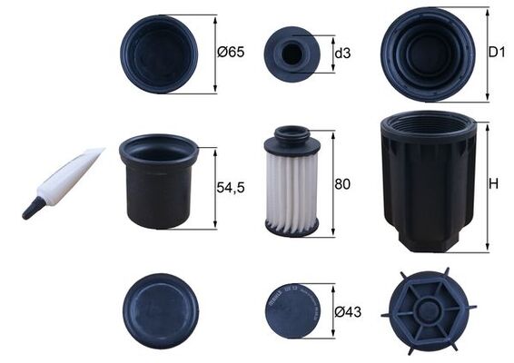 Mahle UX13KIT - Urea Filter