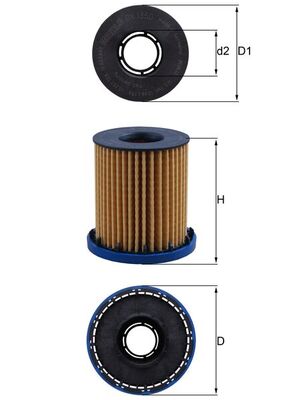 Mahle OX1350 - Oil Filter