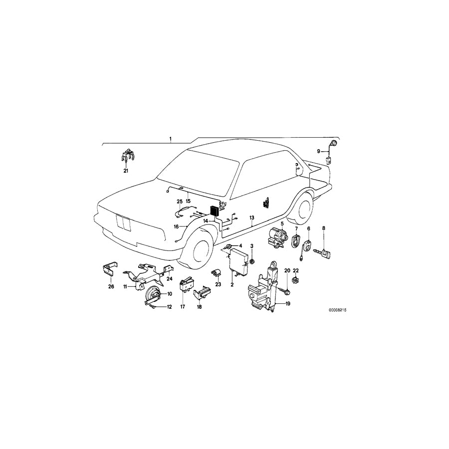 Genuine BMW 65751368903 E28 E24 E30 Cover (Inc. 325ix, 318i & 320is) | ML Performance EU Car Parts