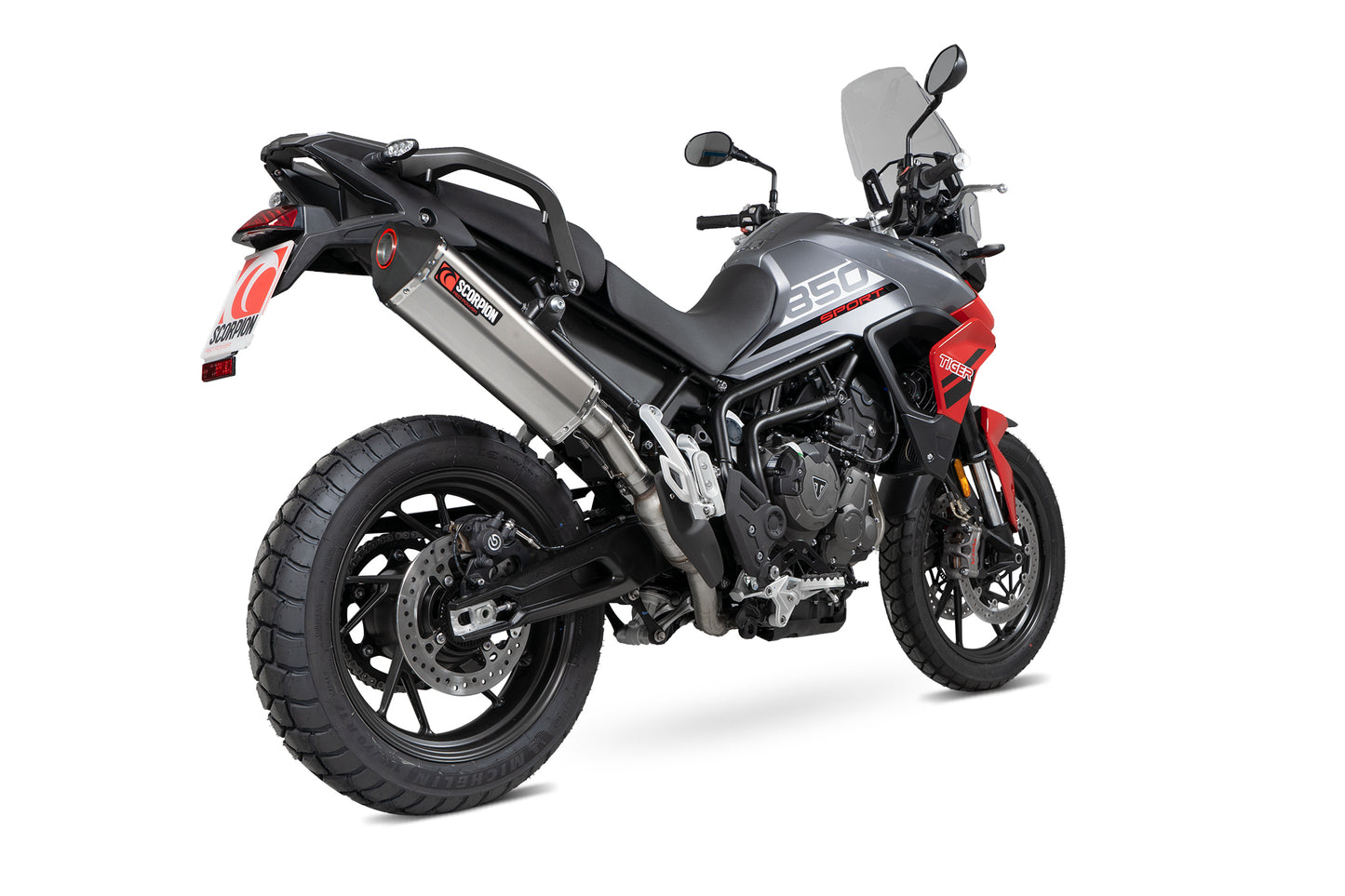 Scorpion RTR92TEO Triumph Tiger 850 Serket Parallel Slip-On - Titanium Sleeve | ML Performance EU EU