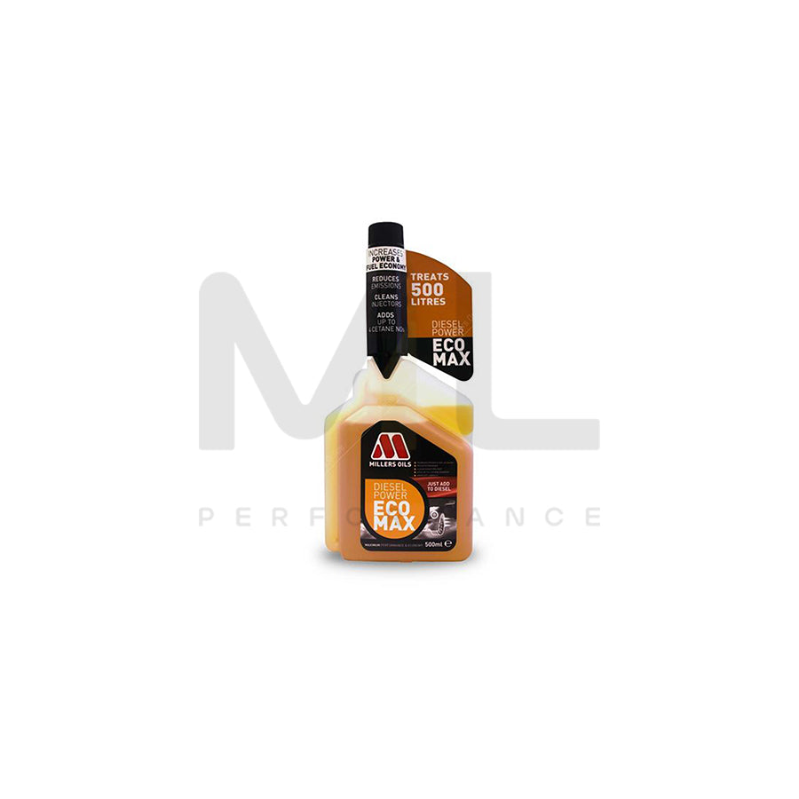 Millers Oils Diesel Power Ecomax Fuel Treatment 500ml/5L pricel | Engine Oil | ML Car Parts UK | ML Performance