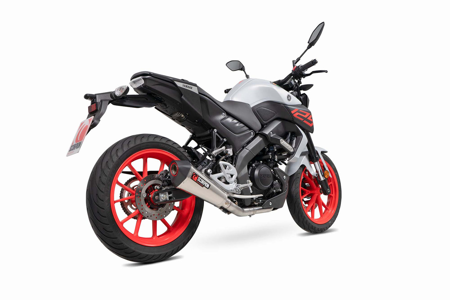 Scorpion RYA118SYSTEO Yamaha MT-125 Euro 4 Serket Taper Full System - Titanium Sleeve | ML Performance EU EU