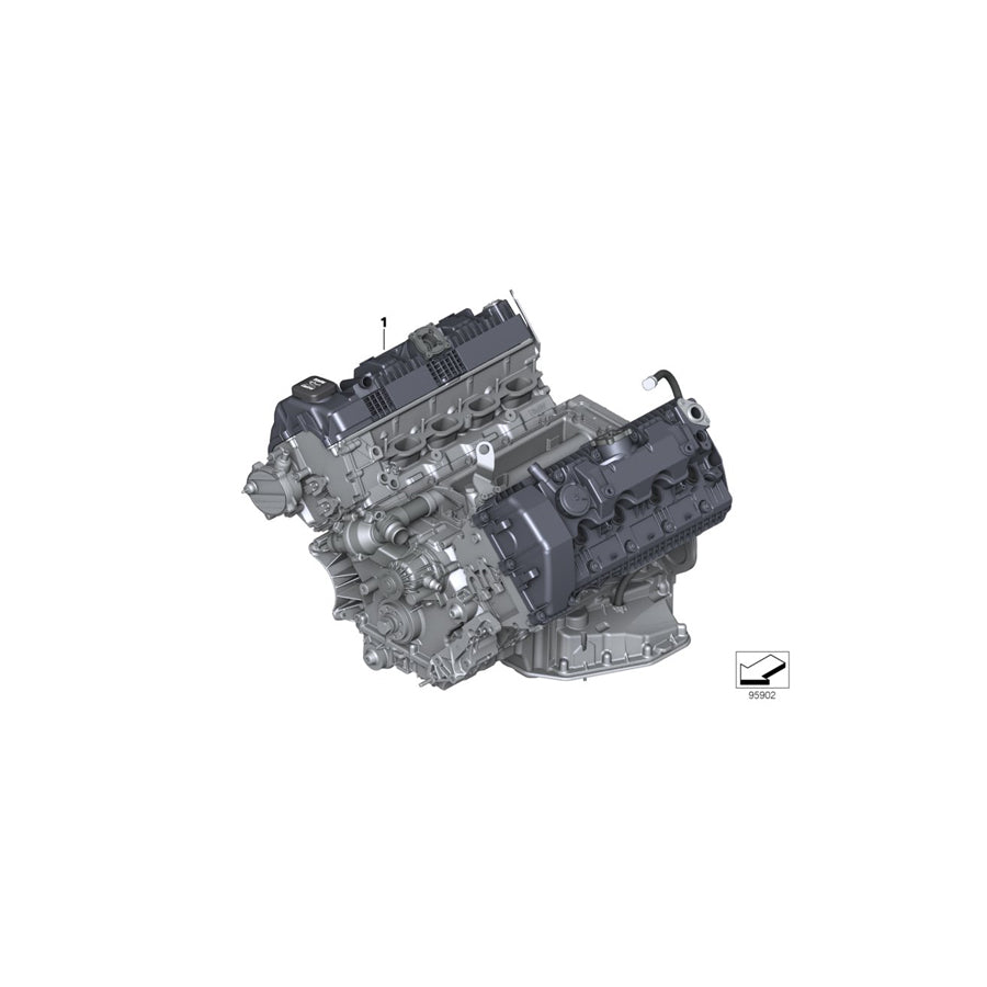 Genuine BMW 11000439114 E70 Exch. Short Engine N62B48B (Inc. X5 4.8i) | ML Performance EU