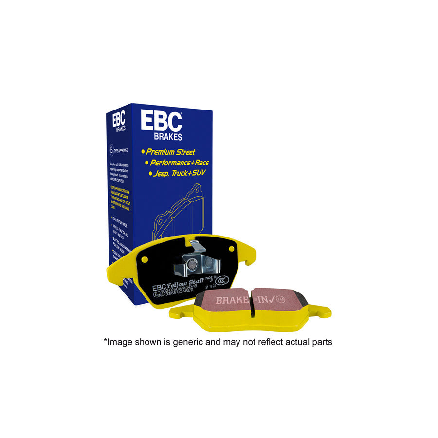 EBC DP42343R Hyundai Yellowstuff Front Brake Pads (Inc. i-30 N & Kona N) 1 | ML Performance UK Car Parts