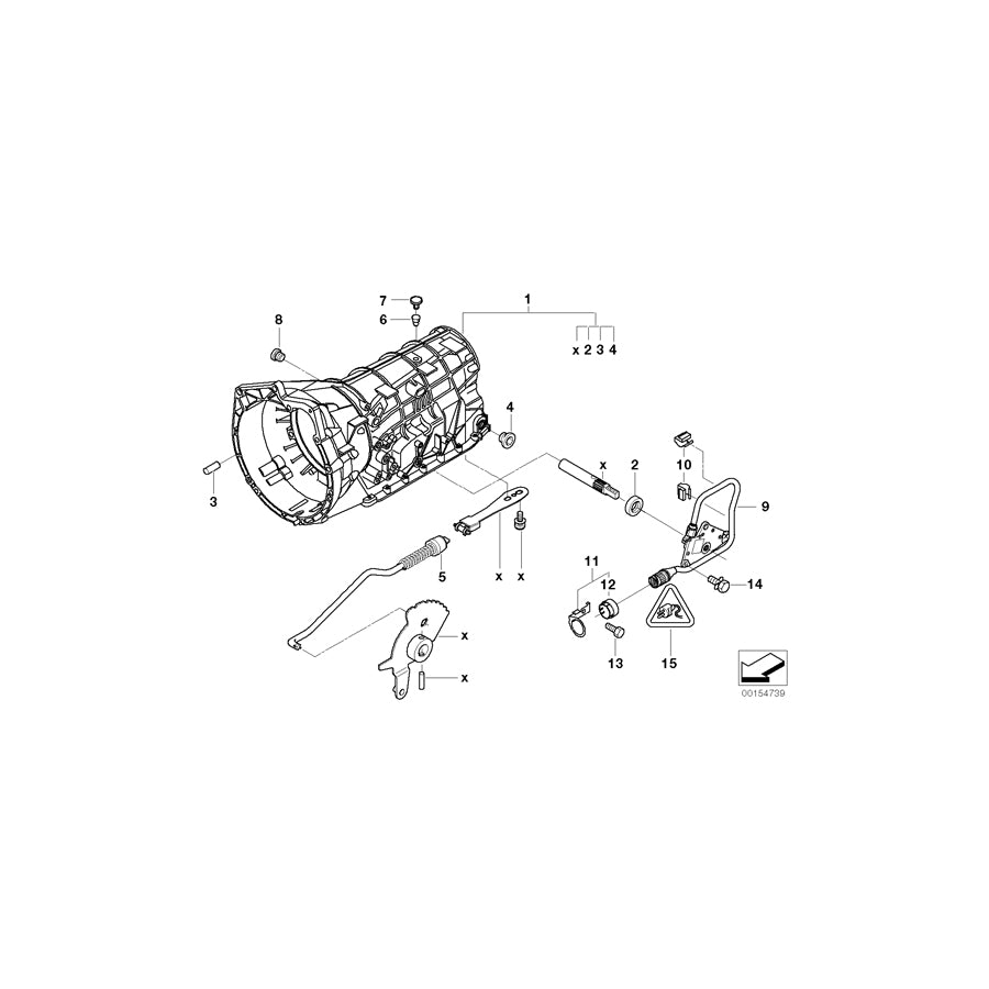 Genuine BMW 24101421795 E46 E31 E38 Cable Clamp (Inc. Z4 2.5i, Z4 3.0i & 528i) | ML Performance EU Car Parts