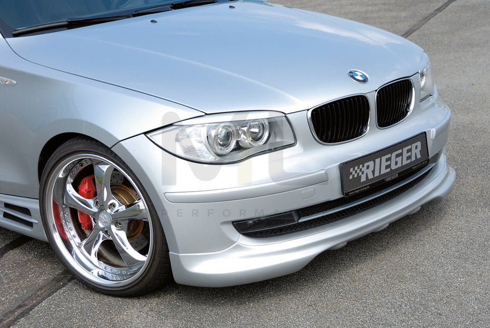 Rieger 00035022 BMW 1 Series E87 Front Splitter 4 | ML Performance EU Car Parts