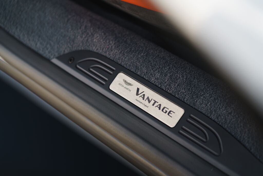 Aston Martin KY63-80-10021 Vantage (2019MY) Personalised Sill Plaque | ML Performance EU Car Parts