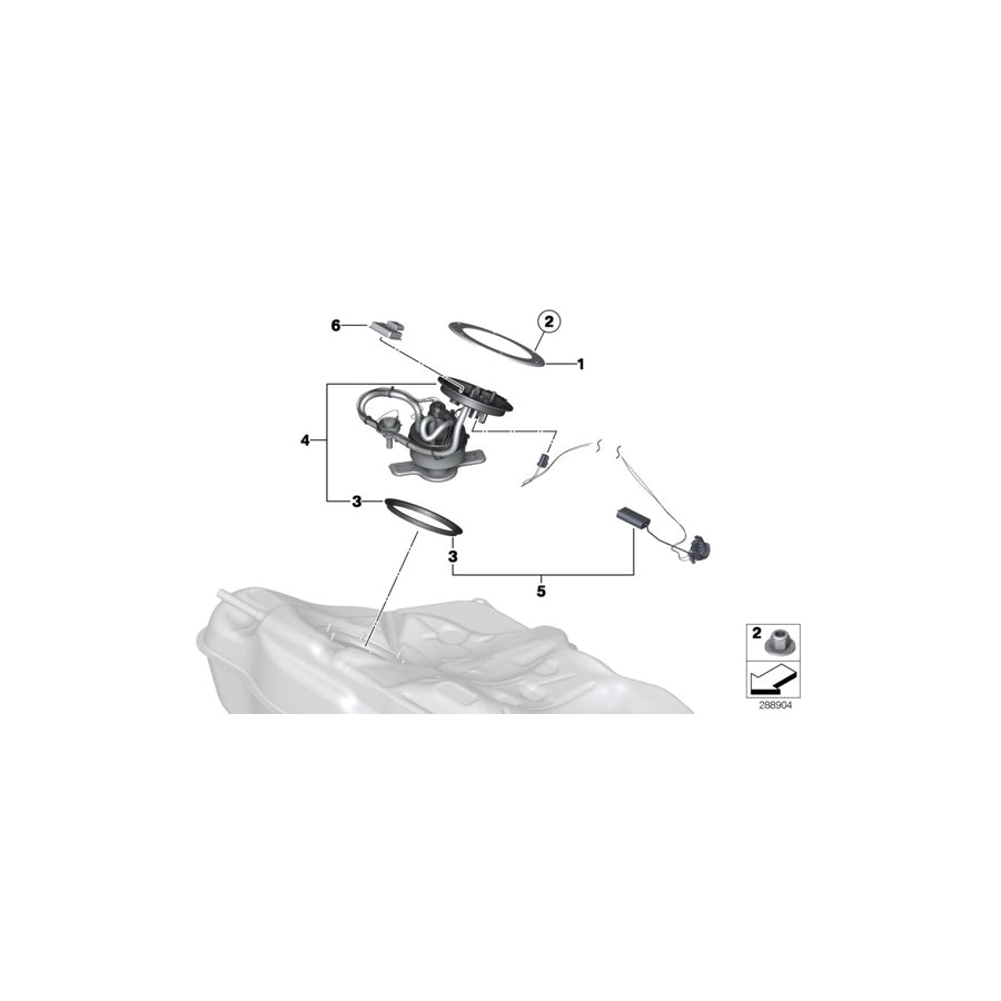 Genuine BMW 16117845657 F10 F12 F06 Fuel Level Sensor (Inc. M5 & M6) | ML Performance EU