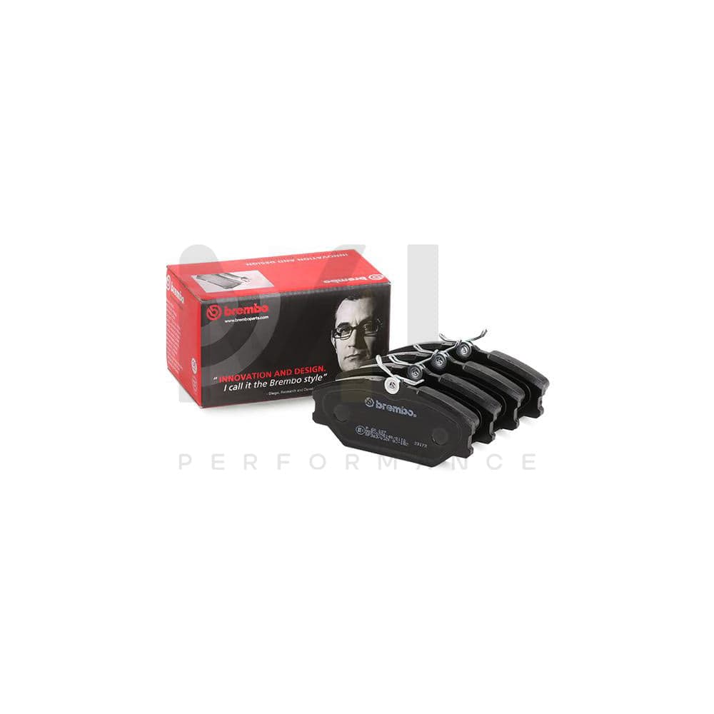 Brembo P 68 027 Brake Pad Set Excl. Wear Warning Contact, With Brake Caliper Screws | ML Performance Car Parts