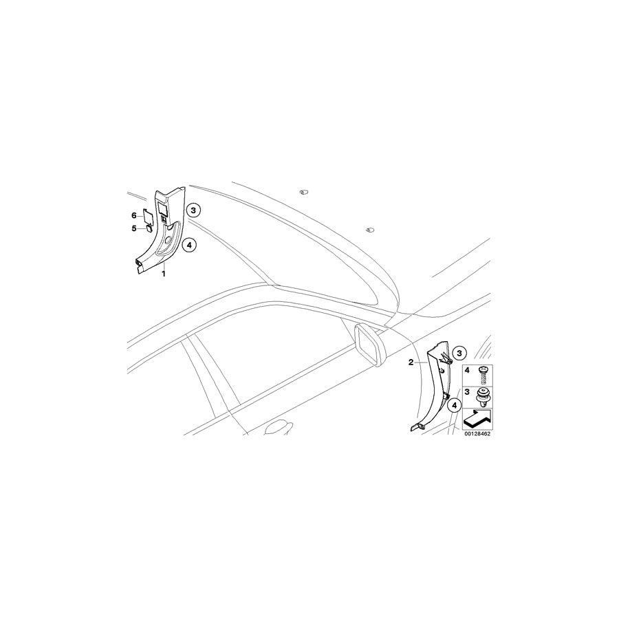 Genuine BMW 51437110833 E61 E60 Cover BEIGE (Inc. 525xd, 530d & 528i) | ML Performance EU Car Parts