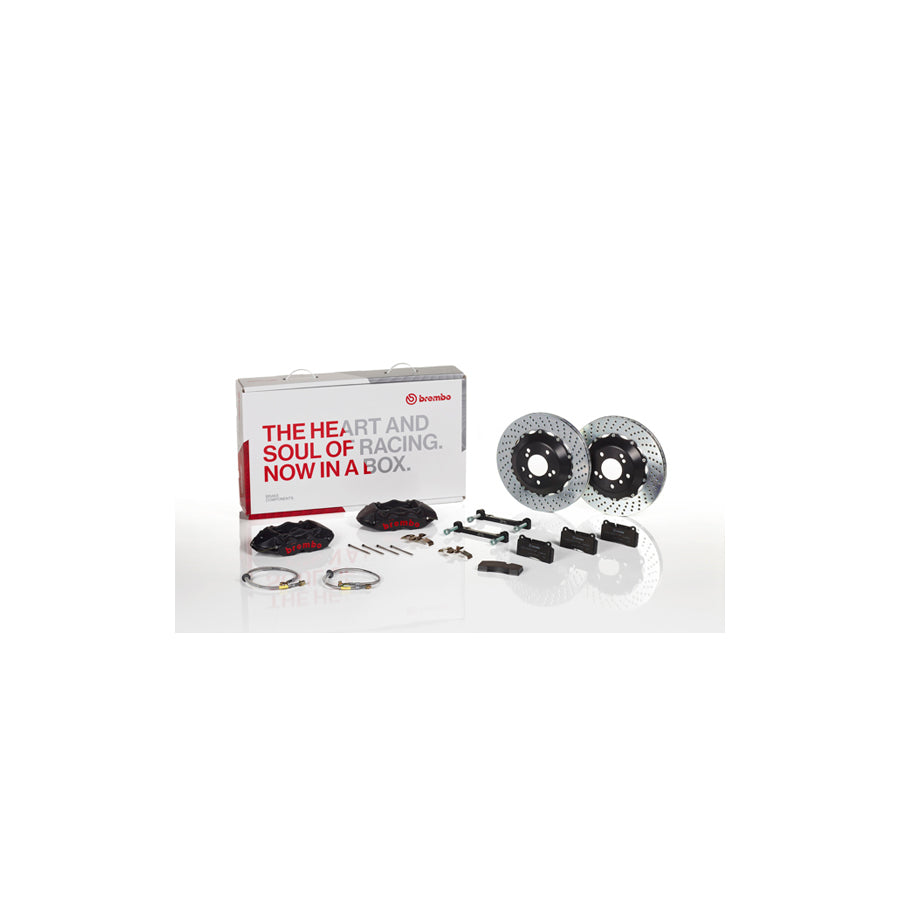 Brembo 2P1.8002AS BMW Rear GT-S 4-Pistons Drilled 2-piece Big Brake Kit 345x28mm (Inc. M3) | ML Performance UK Car Parts