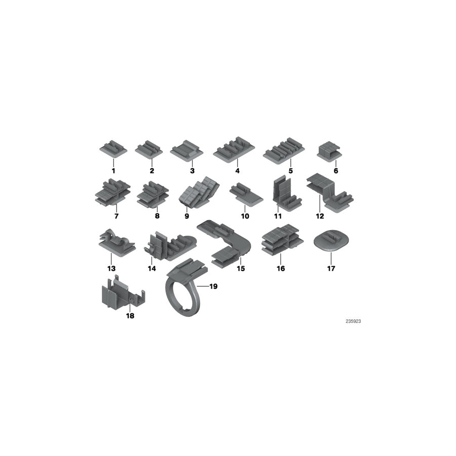 Genuine BMW 61131382120 E39 E92 E91 Bracket, Plug Connection Black (Inc. 330Ci, M140i & X5 4.4i) | ML Performance EU Car Parts