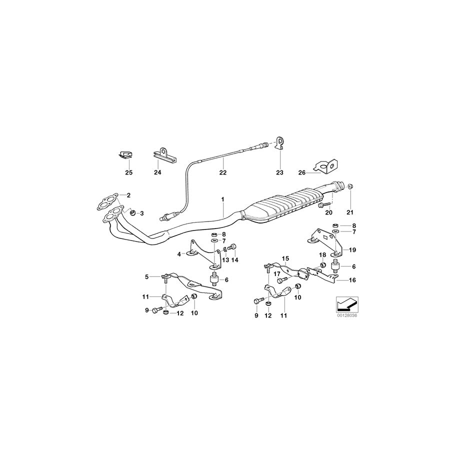Genuine BMW 18301743787 E36 Bracket EG2 (Inc. 316i & 318i) | ML Performance EU Car Parts