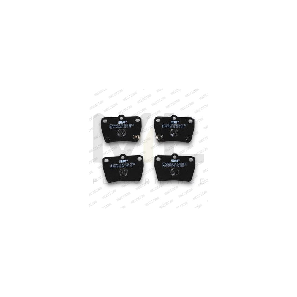 Ferodo Premier Eco Friction Fdb590 Brake Pad Set Incl. Wear Warning Contact, With Piston Clip, Without Accessories | ML Performance Car Parts