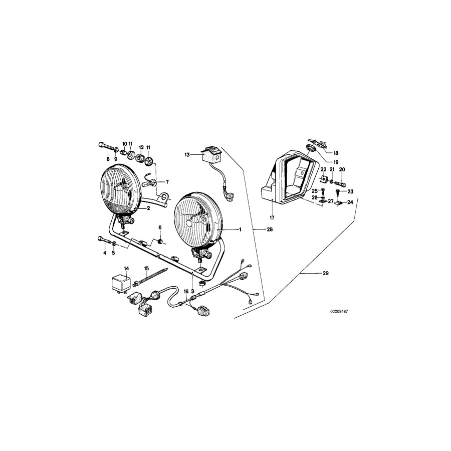 Genuine BMW 63171237600 Bow (Inc. R45/N, R45 & R65) | ML Performance EU Car Parts