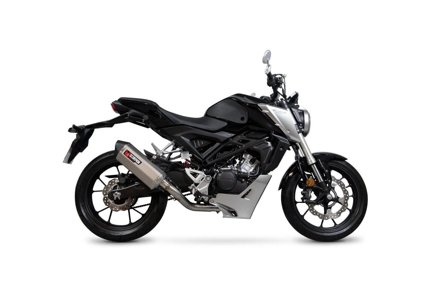 Scorpion RHA183SYSTEO Honda CB125 R Serket Parallel Full System - Titanium Sleeve | ML Performance EU EU