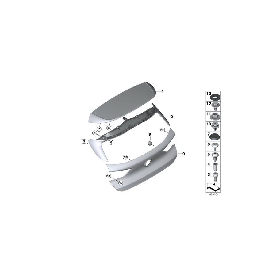 Genuine BMW 51767436563 F39 Foam Seal (Inc. X2 18d, X2 18dX & X2 28i) | ML Performance EU