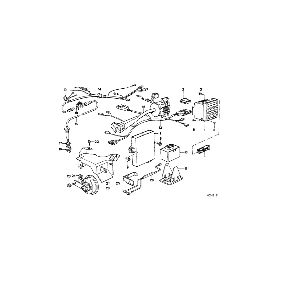 Genuine BMW 65812233148 E30 Coding Plug M SPORT E 3 (Inc. & M3) | ML Performance EU Car Parts