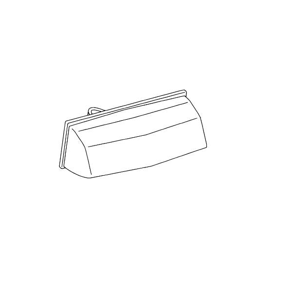 Genuine Lexus 81271-53011 CT Phase 1 Number Plate Light Lens
