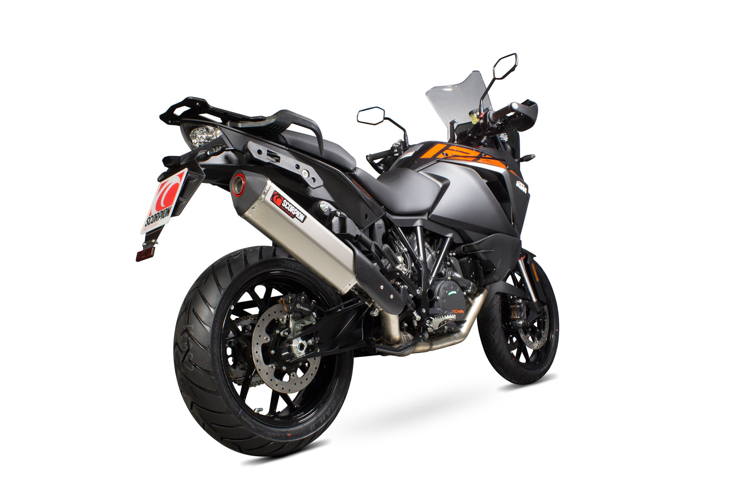 Scorpion RKT86TEO KTM 1290 Super Adventure Serket Parallel Slip-On - Titanium Sleeve | ML Performance EU EU