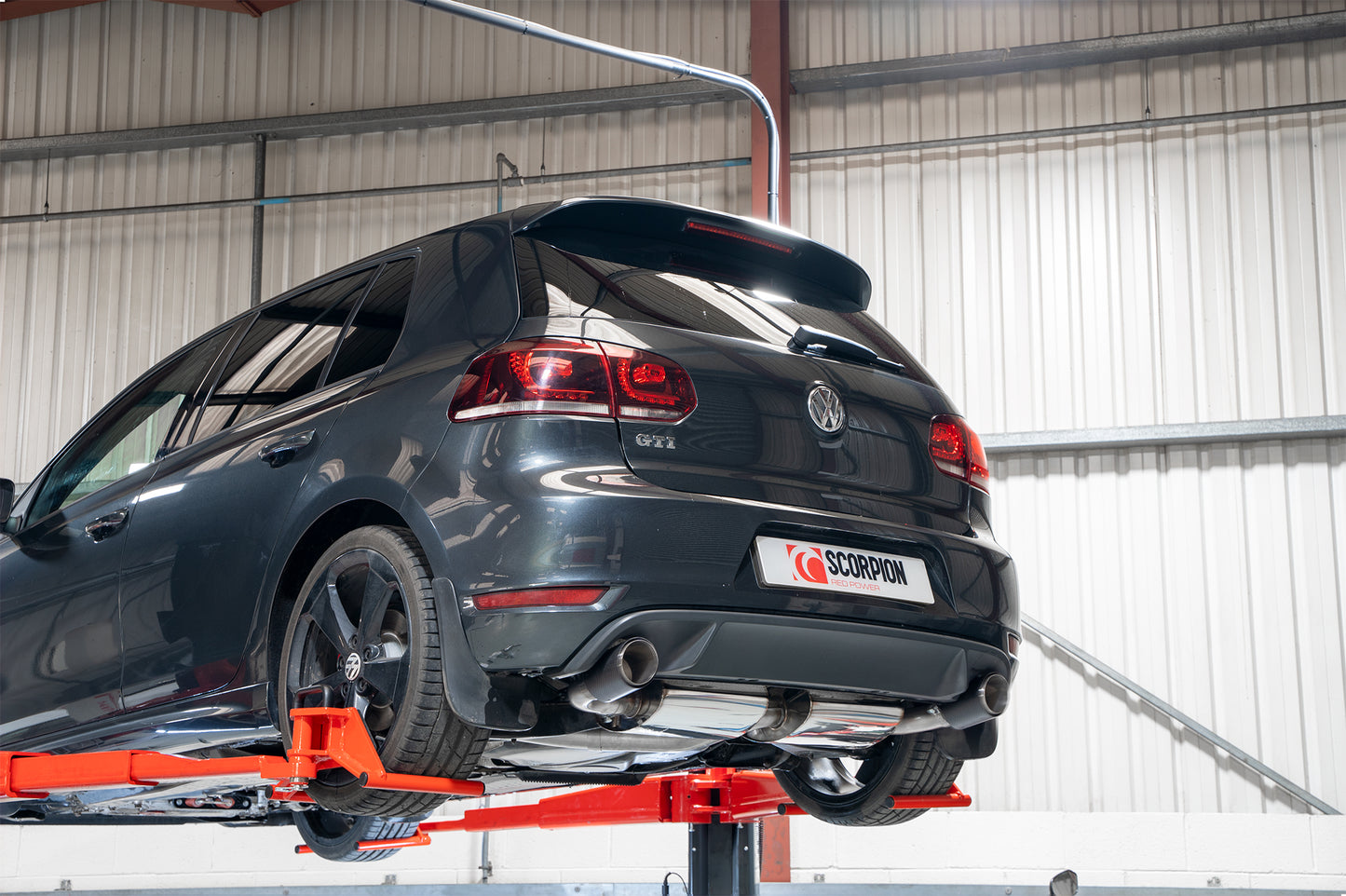 Scorpion SVWS036CF VW Non-Resonated Cat-Back System (Golf Mk6 GTi 2.0 Tsi & Edition 35) | ML Performance EU EU