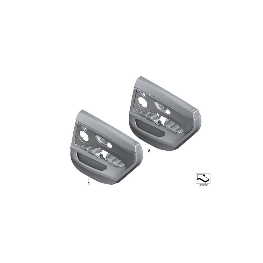 Genuine BMW 51427466645 F36 Door Trim Panel, Rear, Left VENETOBEIGE/SW (Inc. 440iX, 440i & 420d) | ML Performance EU Car Parts