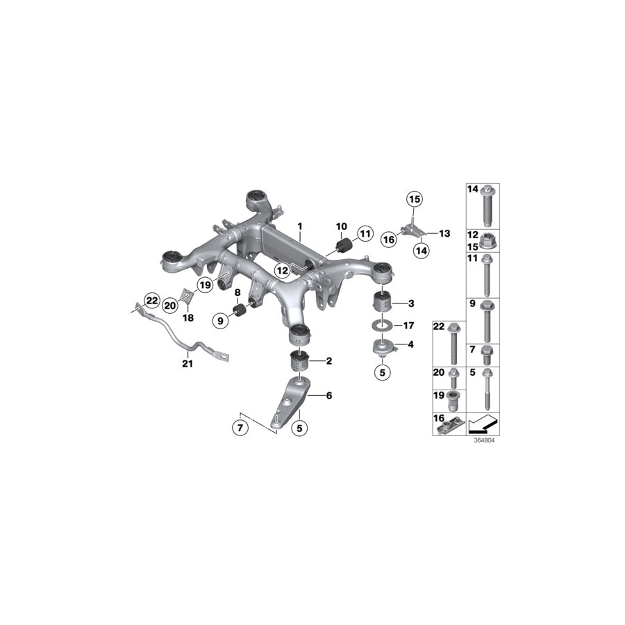 Genuine BMW 33316798728 F13 F10 F11 Vibration Absorber Right (Inc. Cullinan Black Badge, 550i & 650iX 4.0) | ML Performance EU