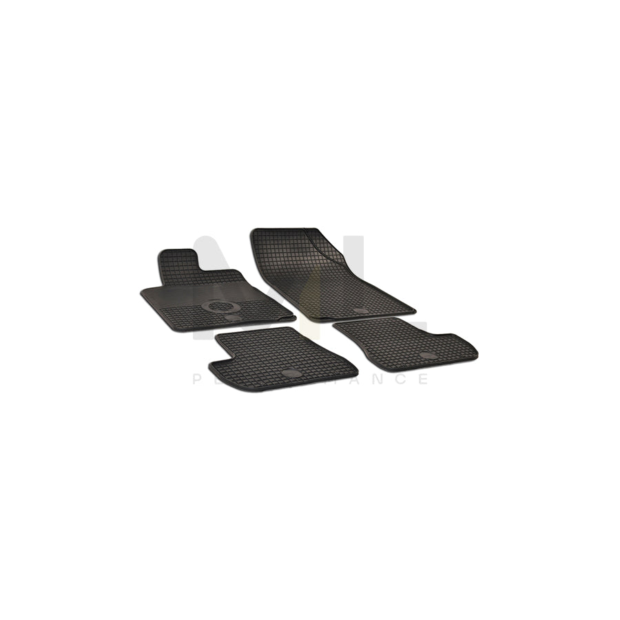 WALSER 50329 Floor mat set for CITROテ起 C2 Elastomer, Front and Rear, Quantity: 4, Black | ML Performance Car Parts