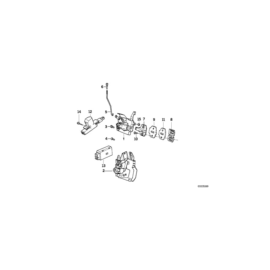 Genuine BMW 51211908558 E34 E32 Striker Plate Gasket (Inc. 750i, M5 3.6 & 730i) | ML Performance EU Car Parts