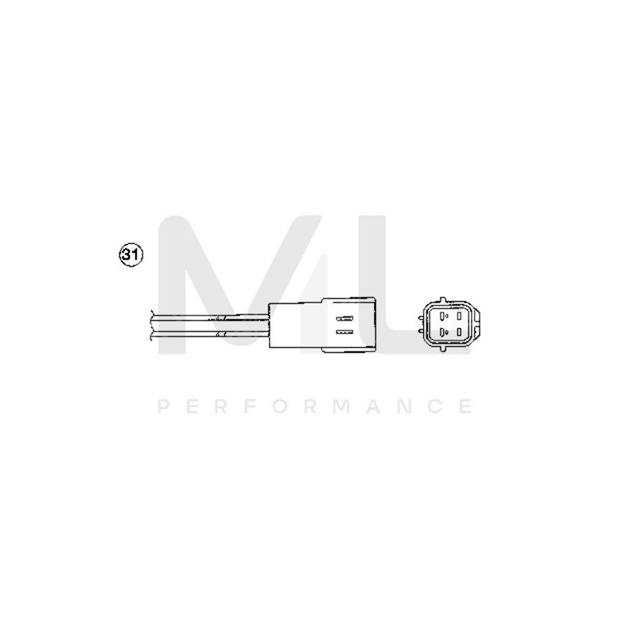 NTK Lambda Sensor / O2 Sensor (NGK 96524) - OZA702-EE3 | ML Car Parts UK | ML Performance