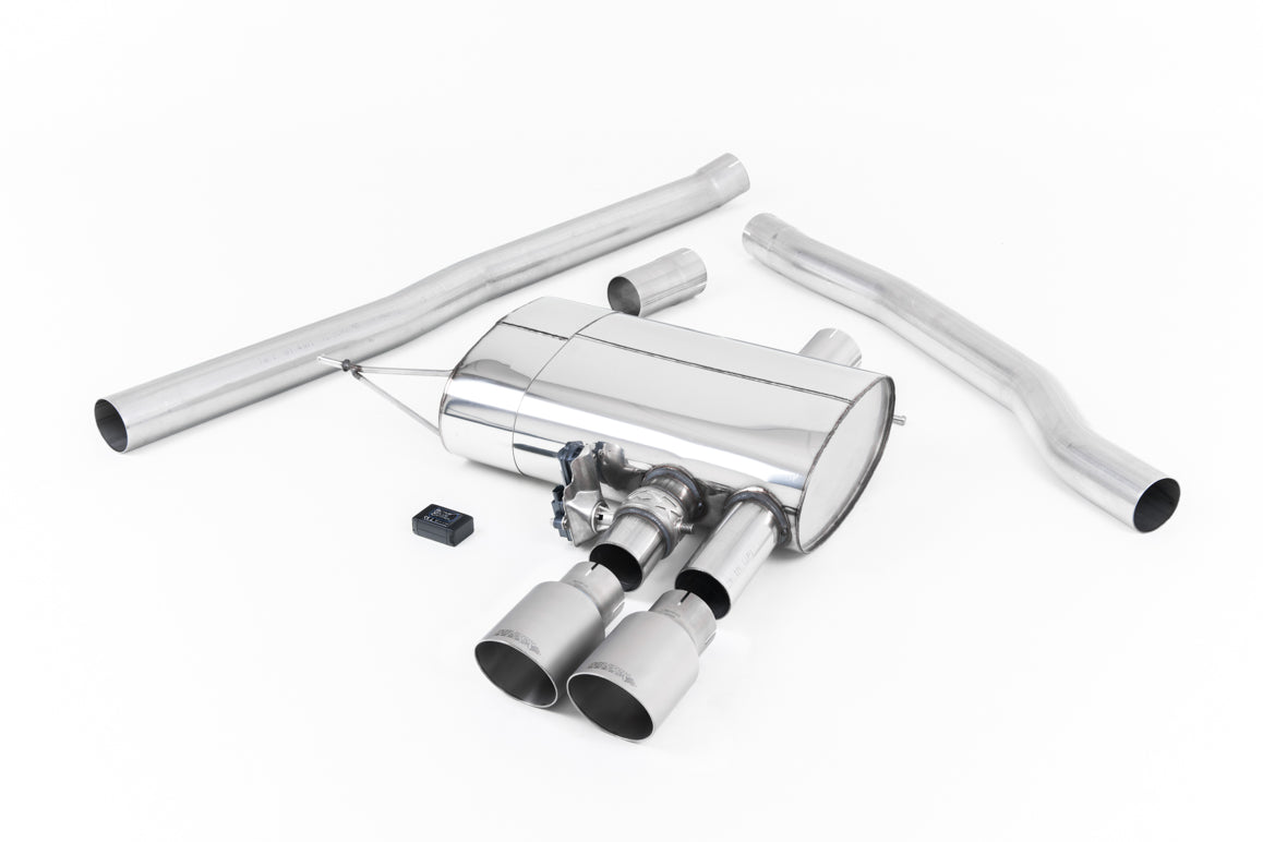 MillTek SSXM437 Mini F56 Cooper S ValveSonic Non-Resonated Cat-Back with Titanium Tips