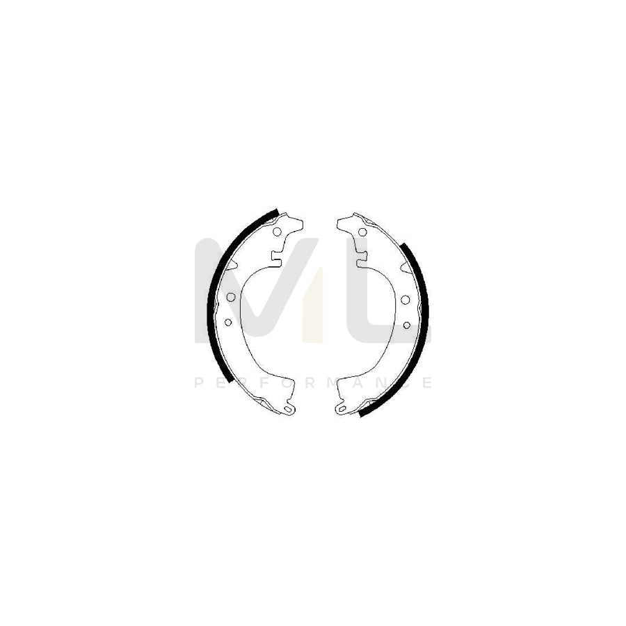 BOSCH 0 986 487 294 Brake Shoe Set | ML Performance Car Parts