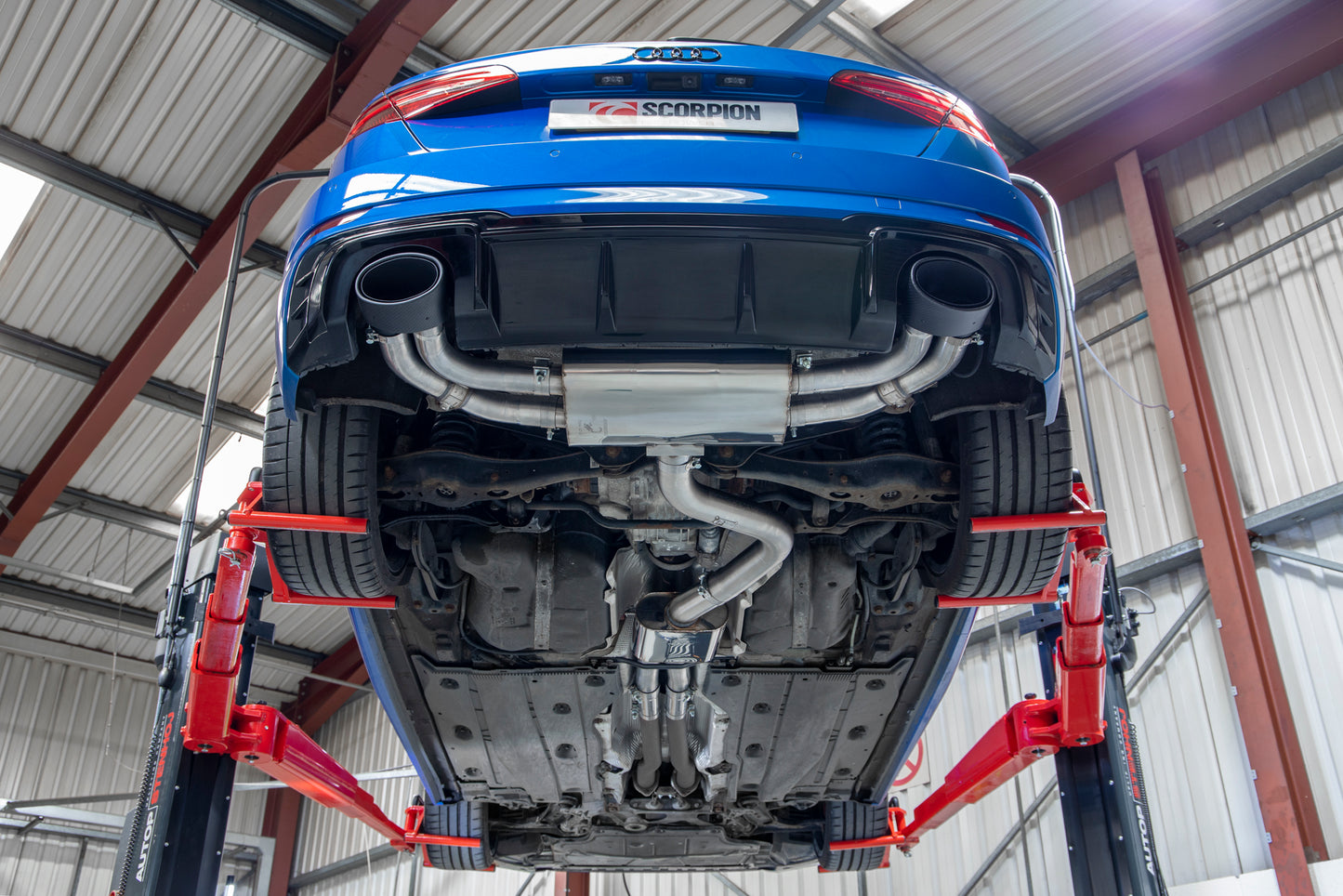 Scorpion SAU079CF Audi RS3 8V Resonated Cat/Gpf-Back System With Valves | ML Performance EU EU