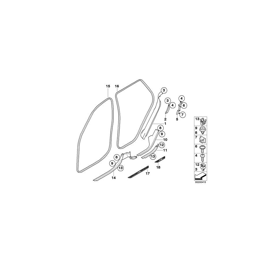 Genuine BMW 51476967152 E70 E70 Cover Strip, Entrance Rear Right BEIGE (Inc. X5 35iX, X5 3.0si & X5 40iX) | ML Performance EU Car Parts