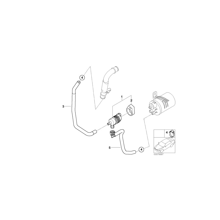 Genuine BMW 13907833397 E85 E86 Fuel Tank Breather Line (Inc. & Z4 M3.2) | ML Performance EU Car Parts