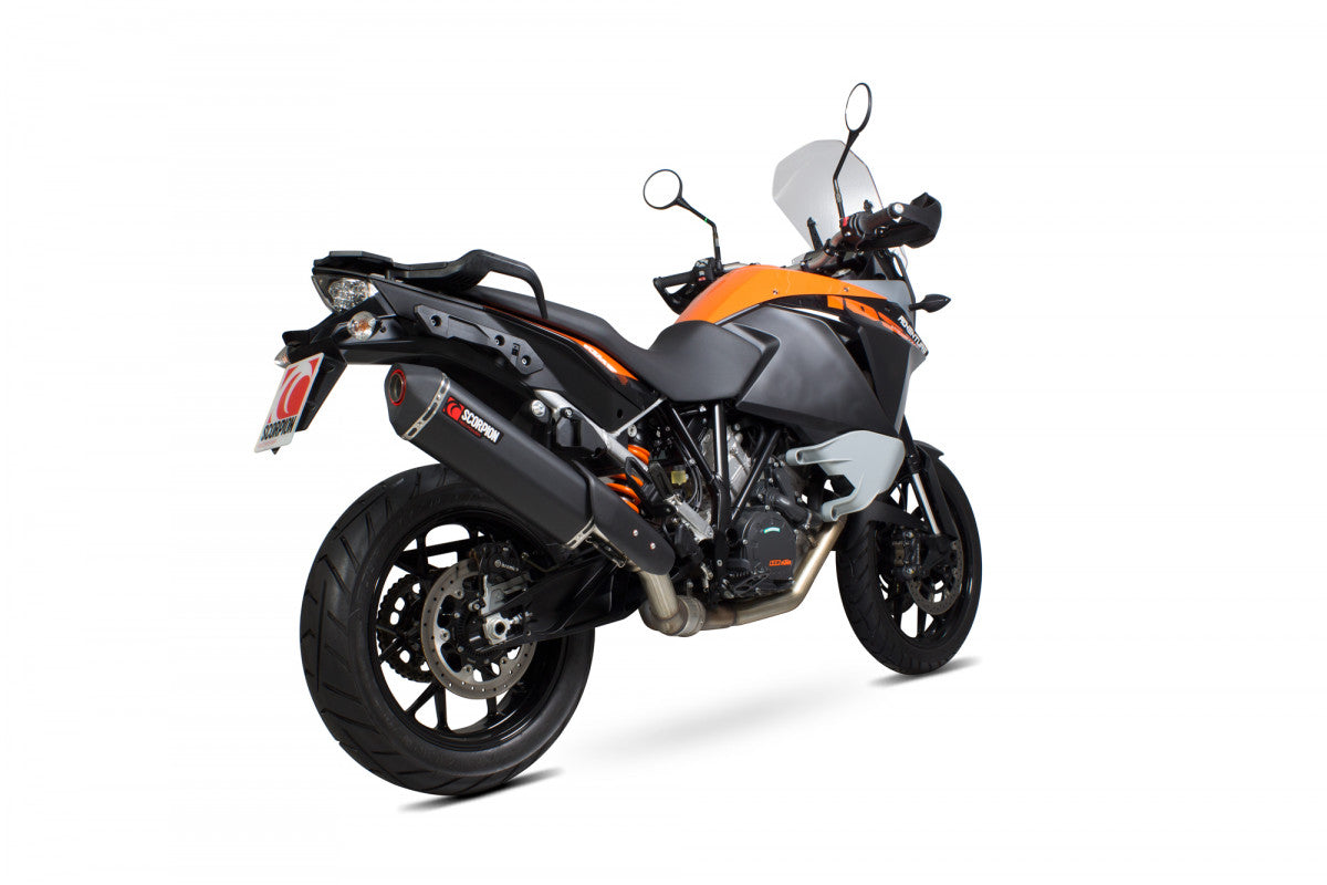 Scorpion RKT84BCER KTM 1050 Adventure Serket Parallel Slip-On - Black Ceramic Coated Sleeve | ML Performance EU EU