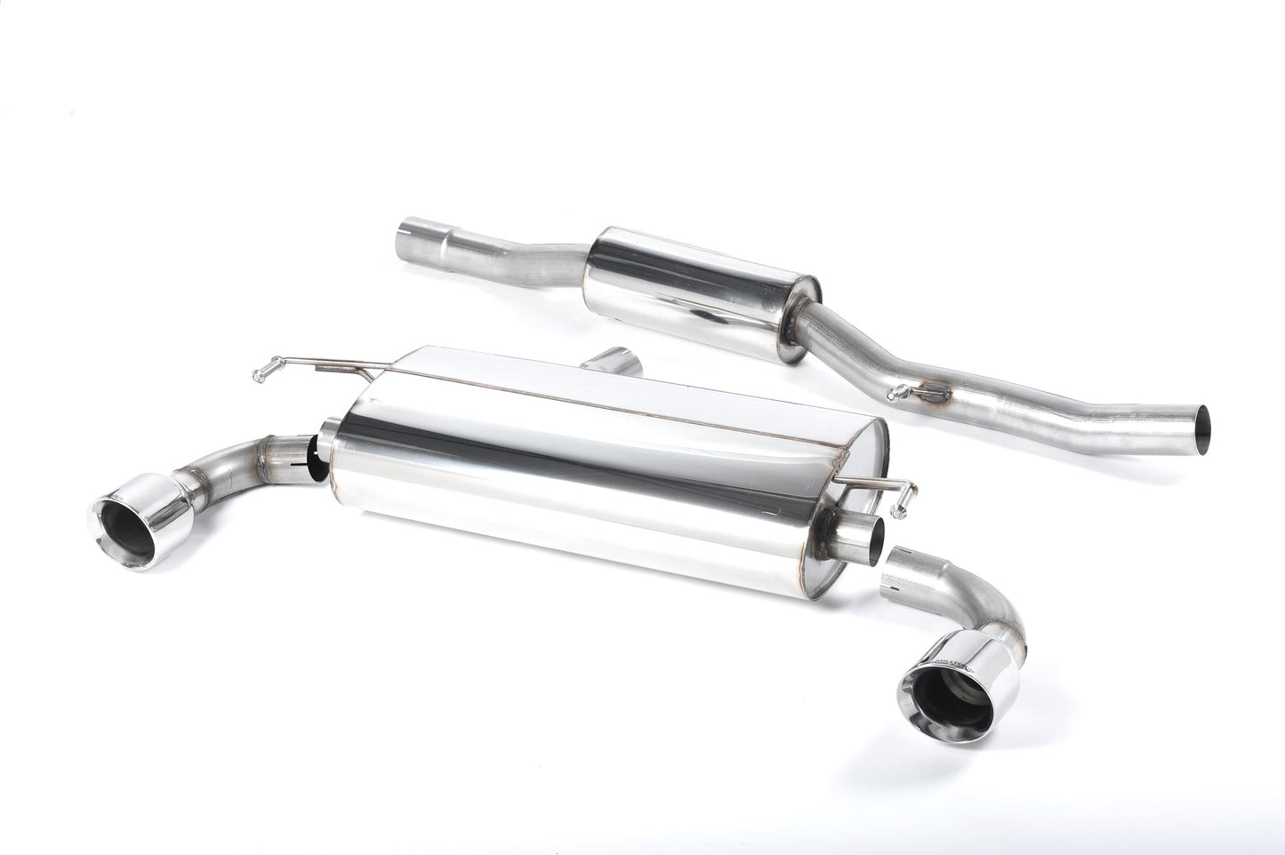 MillTek SSXVW137 Volkswagen Golf Resonated Cat-Back Exhaust