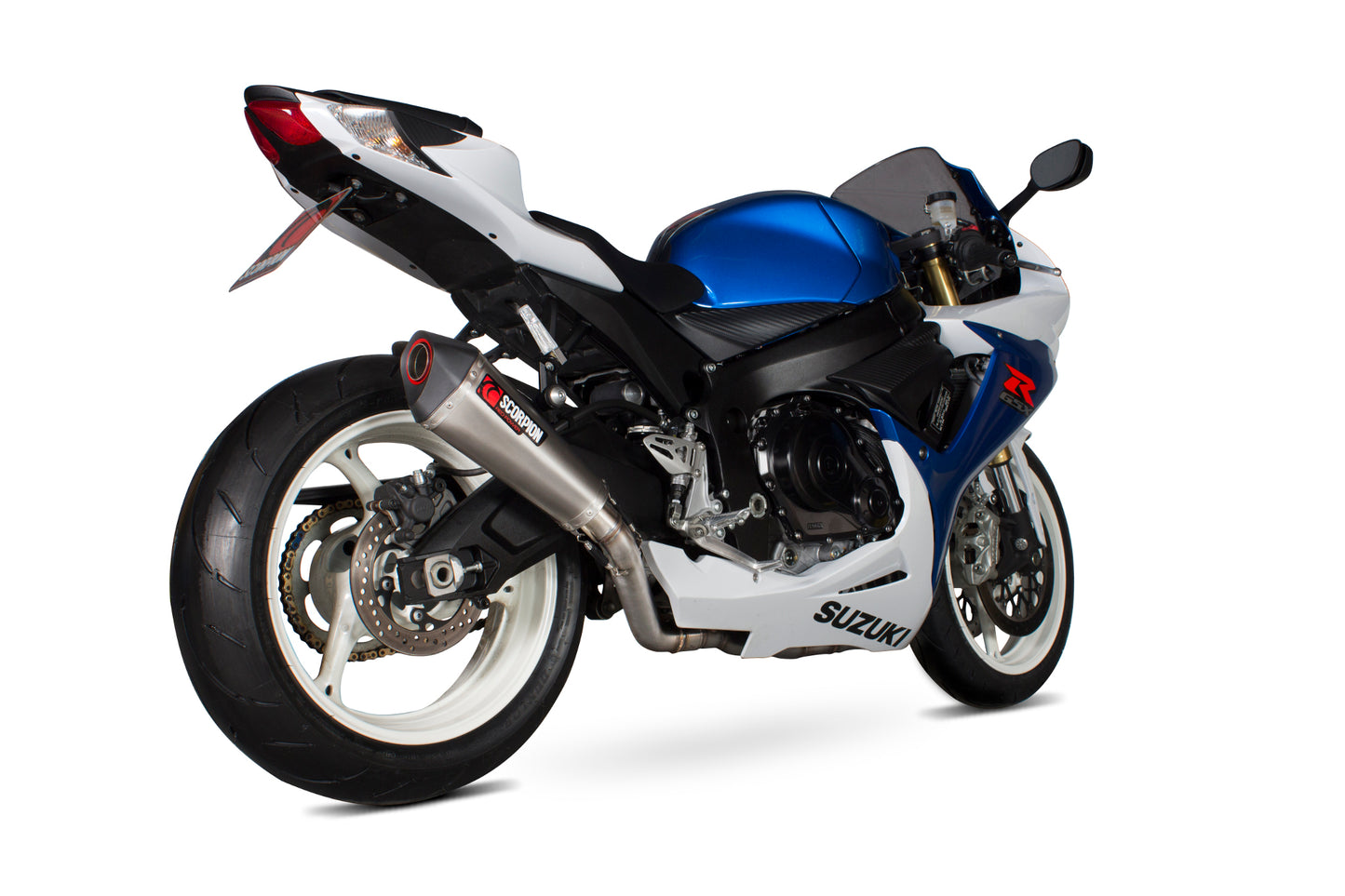 Scorpion RSI109SYSSEO Suzuki Serket Taper Full System - Brushed Stainless Steel Sleeve (GSX-R600 / GSX-R750) | ML Performance EU EU