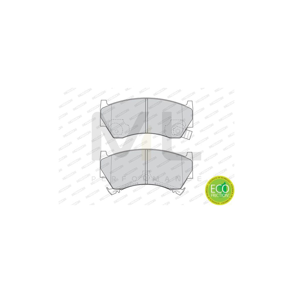 Ferodo Sl Fsl1928 Brake Pad Set Incl. Wear Warning Contact, With Brake Caliper Screws | ML Performance Car Parts