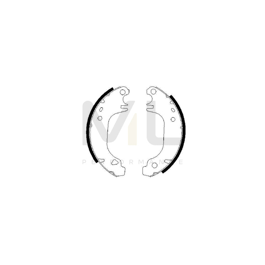 BOSCH 0 986 487 275 Brake Shoe Set | ML Performance Car Parts