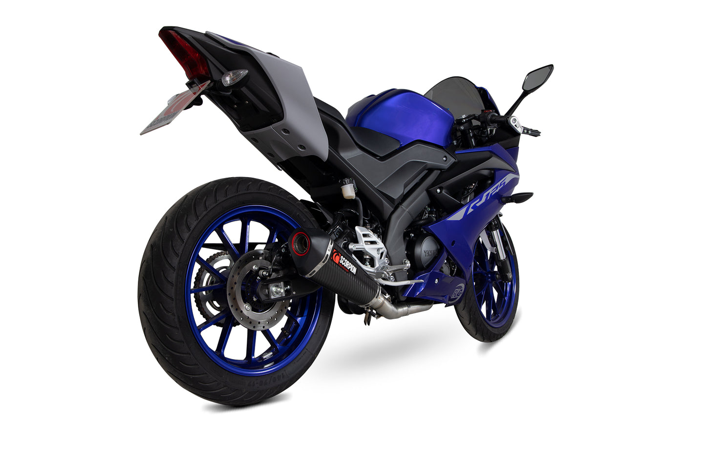 Scorpion RYA115SYSCEO Yamaha YZF-R125 Serket Taper Full System - Carbon Fibre Sleeve | ML Performance EU EU