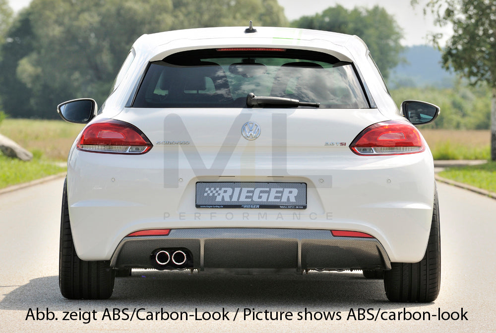 Rieger 00014111 VW 13 Mk3 Scirocco Rear Diffuser 1 | ML Performance EU Car Parts