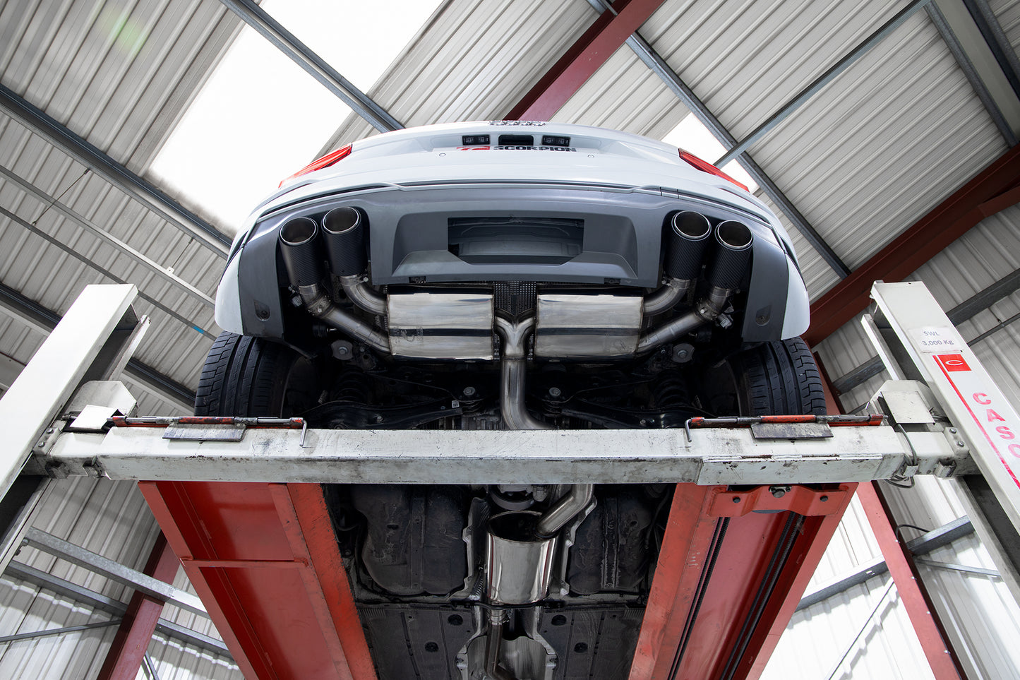 Scorpion SAU091CF Audi SQ2 Resonated Gpf-Back System With No Valves | ML Performance EU EU