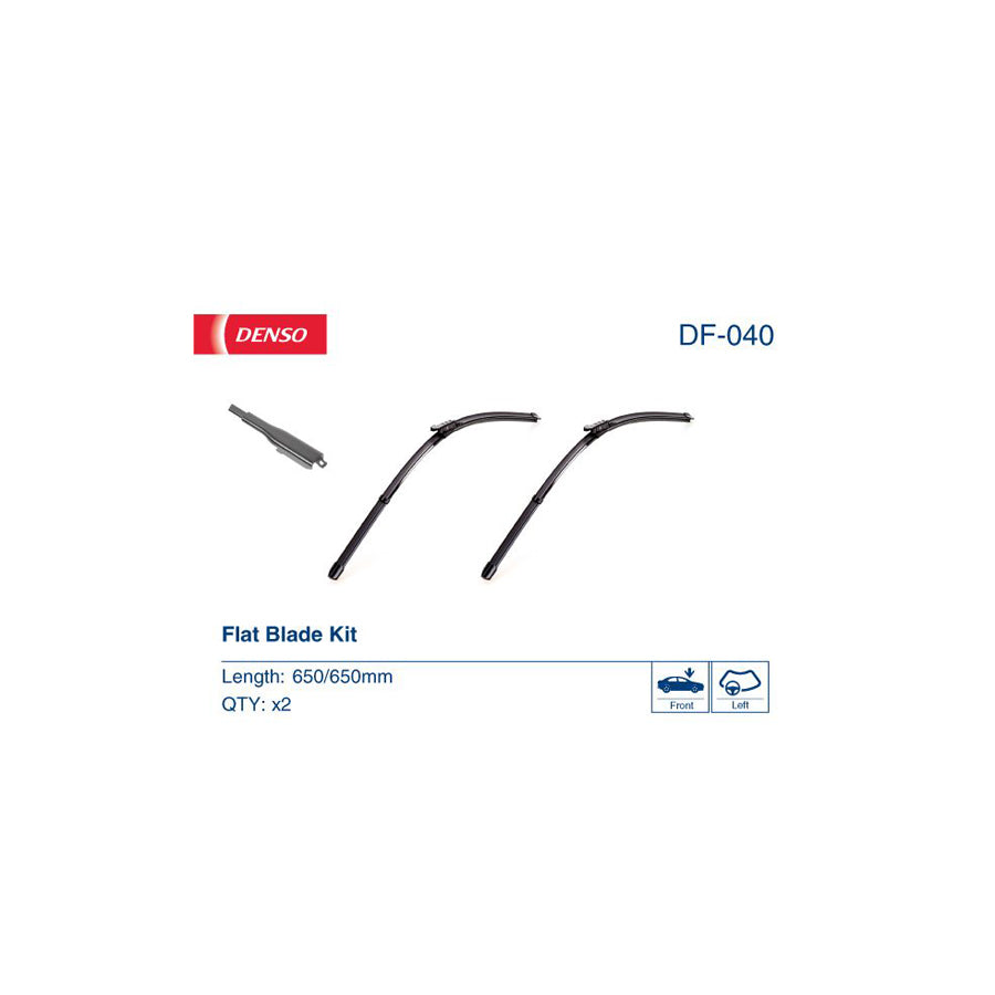 Denso Flat Df-040 Wiper Blade For Audi Q7 (4Lb) | ML Performance EU Car Parts