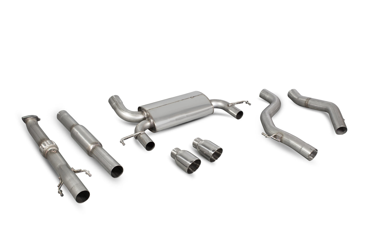 Scorpion SVX064 Vauxhall Corsa E VXR Resonated Cat-Back System | ML Performance EU EU