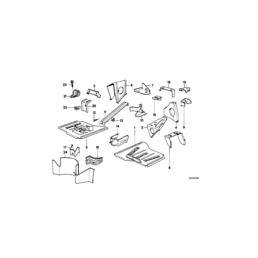 Genuine BMW 41141900028 E28 Support Air Cleaner (Inc. M535i, 528i & 520i) | ML Performance EU Car Parts