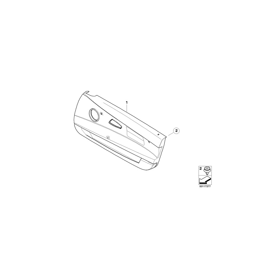 Genuine BMW 51419152878 E85 E86 Door Lining Leather Right SEPANG BRONCE (Inc. & Z4 M3.2) | ML Performance EU Car Parts