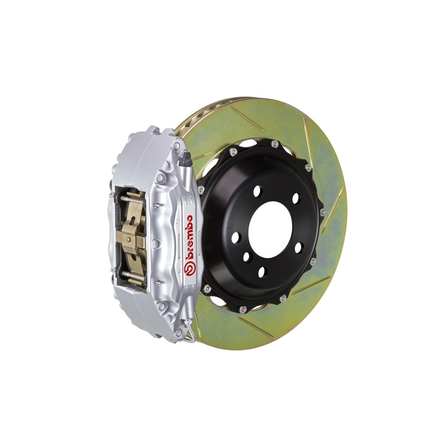 Brembo 2B2.9001A Hummer H2 Rear GT 4-Pistons Slotted 2-piece Big Brake Kit 380x32mm