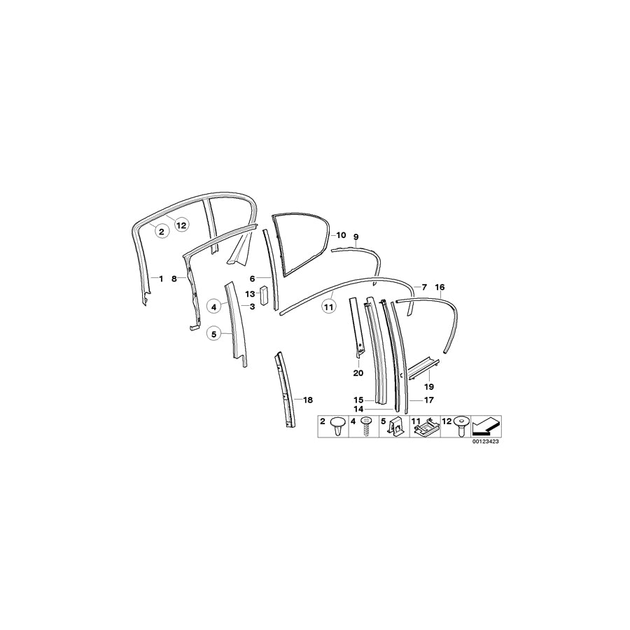 Genuine BMW 51357069756 E65 E66 Sealing Tape 50MM (Inc. 740i, 750Li & 740Li) | ML Performance EU