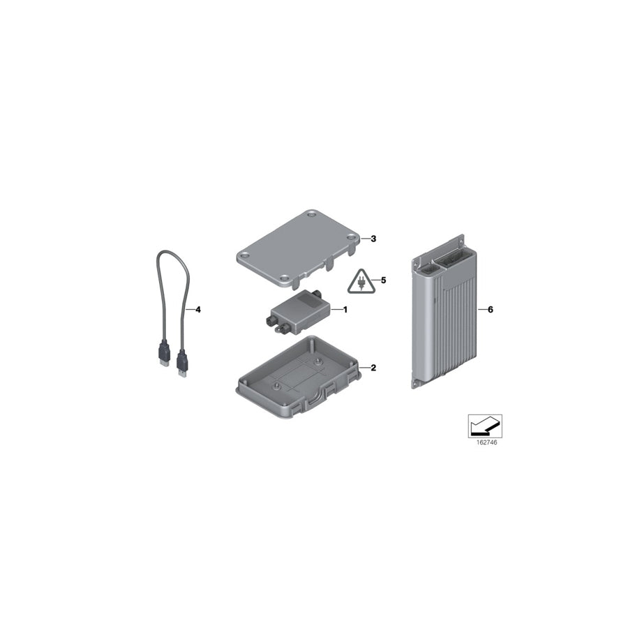 Genuine BMW 84109125866 E90 E92 E93 Cover For Guard On Usb Hub (Inc. 328i, 320si & 120d) | ML Performance EU Car Parts